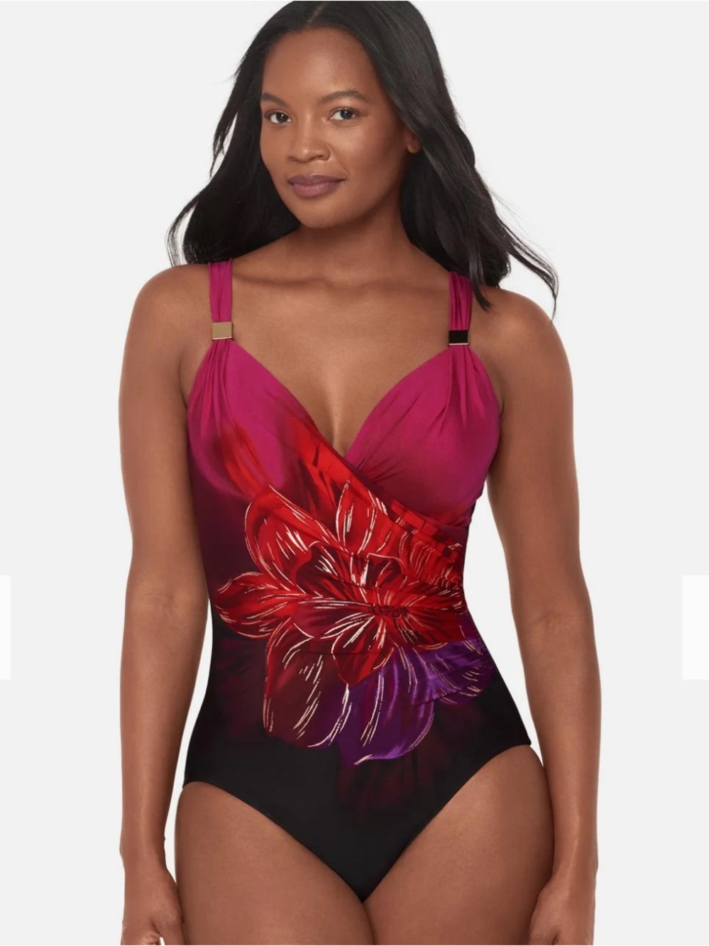Miraclesuit Siren One Piece in Petali Rosa NWT 16